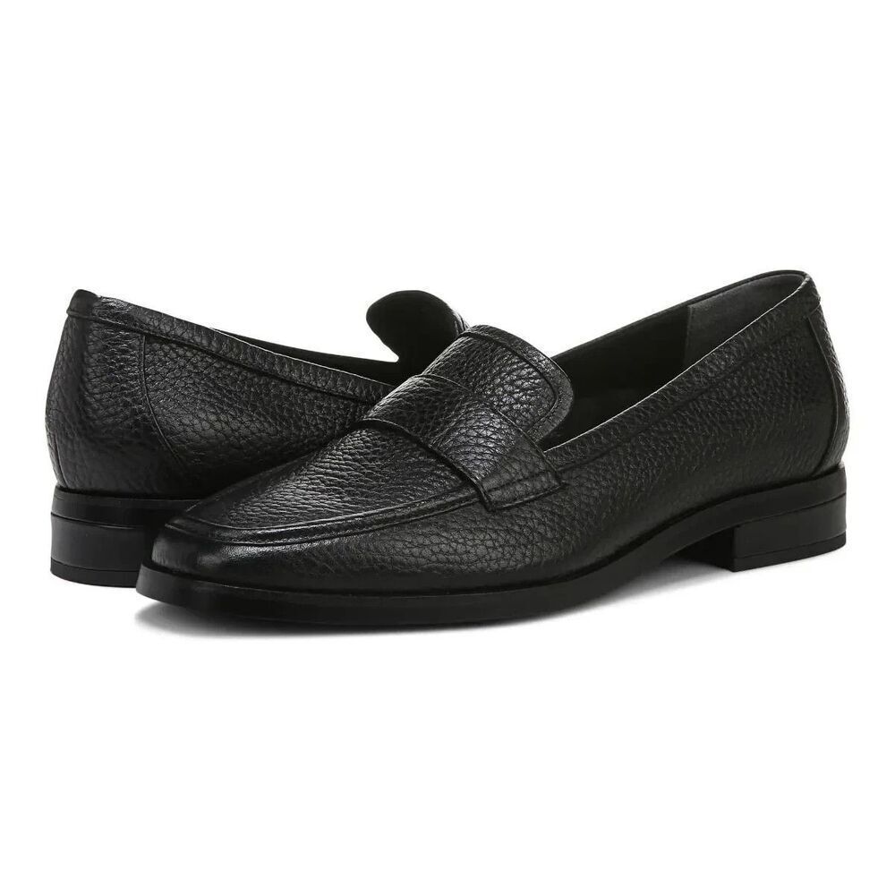 NWOB Vionic  Woman's Sellah Black Pebbled Leather Loafer Size 8